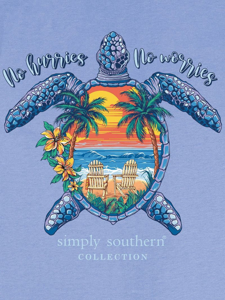 No Hurries, No Worries Track Turtle - S25 - SS - YOUTH T-Shirt