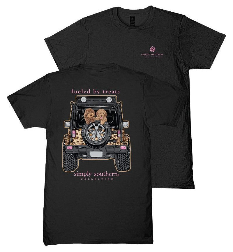 Fueled By Treats - Dogs - Off Road Vehicle - F26 - SS - YOUTH T-Shirt