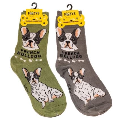 Graphic Adult Socks - Foozy - French Bulldog