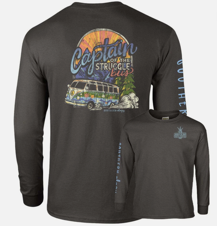Captain of the Struggle Bus - Adult Long Sleeve - Southernology