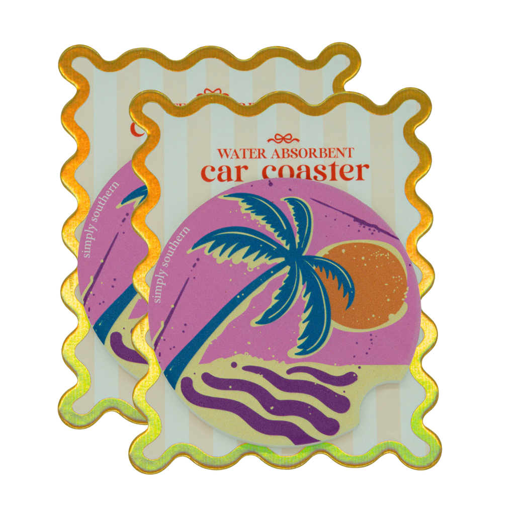 Car Coaster Sets - Simply Southern (Sold in a set of 2)