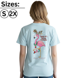 Baby It's Warm Outside - Flamingo - Christmas - SS - S24 - Adult T-Shirt