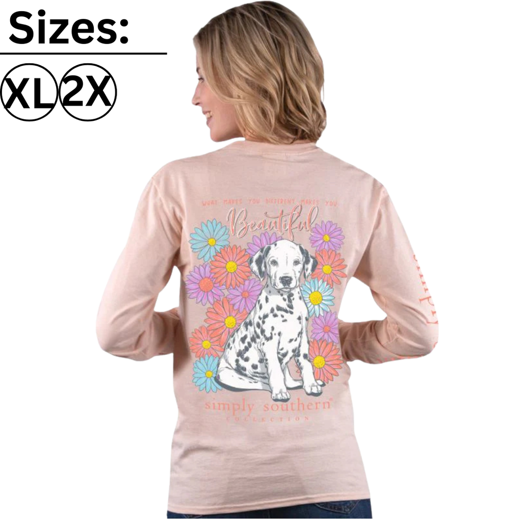 What Makes You Different Make You Beautiful - Dalmatian - SS - Adult Long Sleeve