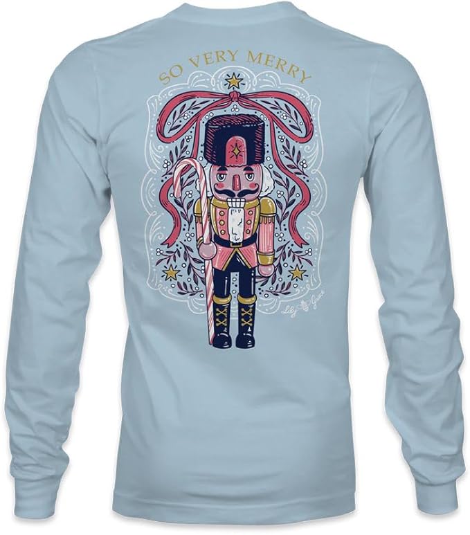 So Very Merry - Nutcracker - Christmas - Adult Long Sleeve - Lily Grace