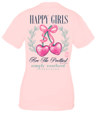 Happy Girls Are The Prettiest - Cherries - SS - S24 - Adult T-Shirt