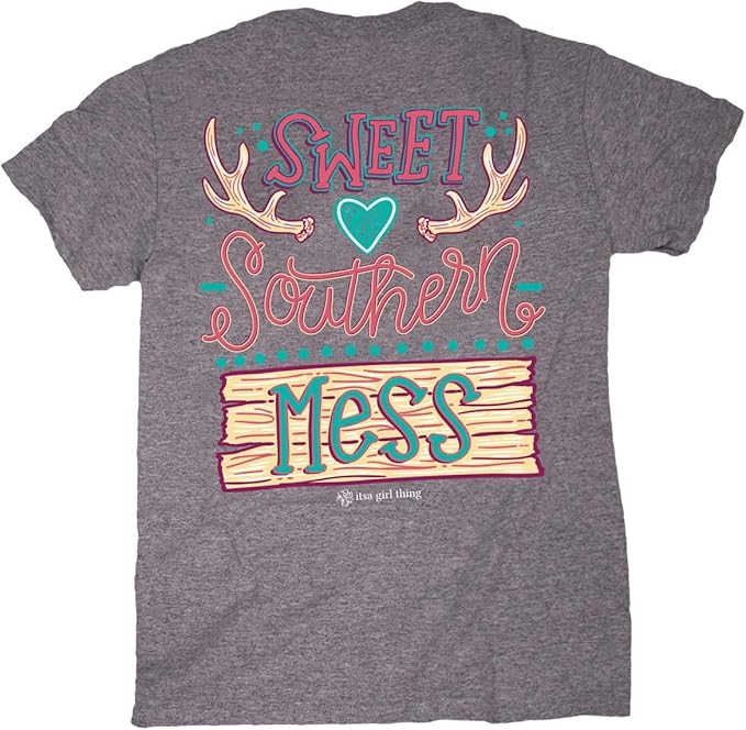 Sweet Southern Mess - Adult T-Shirt - Itsa Girl Thing