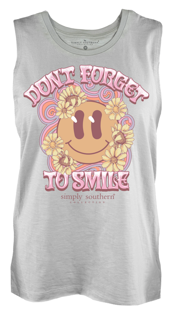 Don't Forget To Smile - S24 - SS - Fashion Tank Top