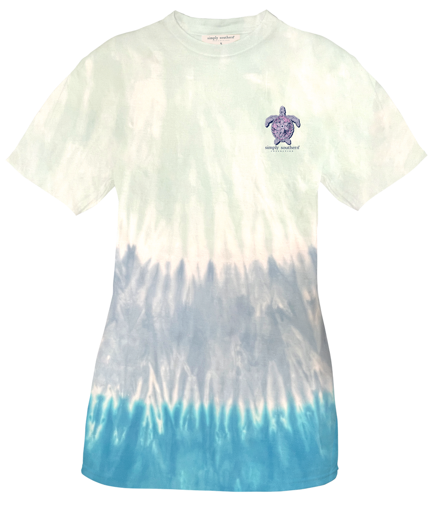 Mandala Turtle Tie Dye - Track Turtle - SS - S24 - YOUTH T-Shirt