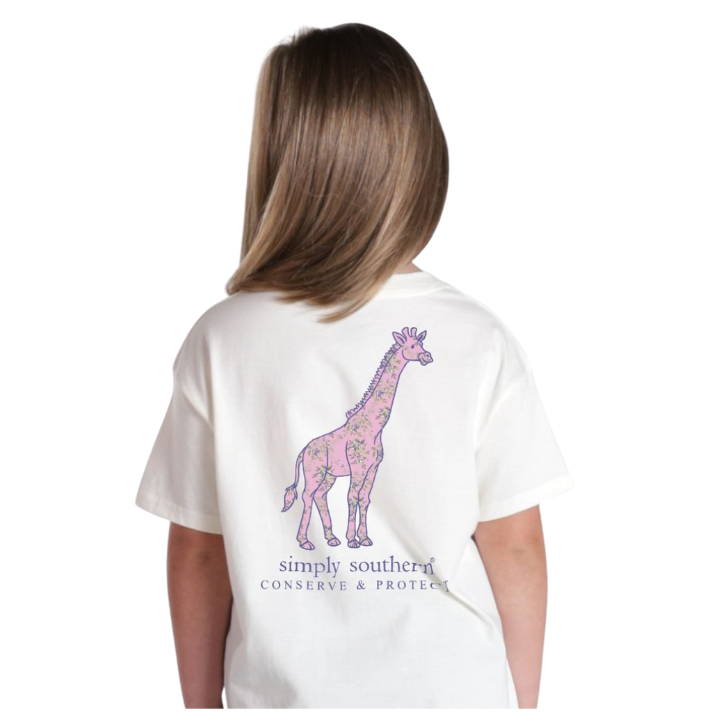 Track Giraffe - Floral - S26 - SS - YOUTH T-Shirt