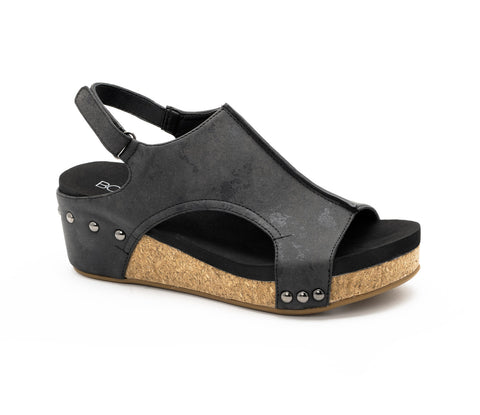 Volta II Sandal - Black Metallic - Boutique by Corkys