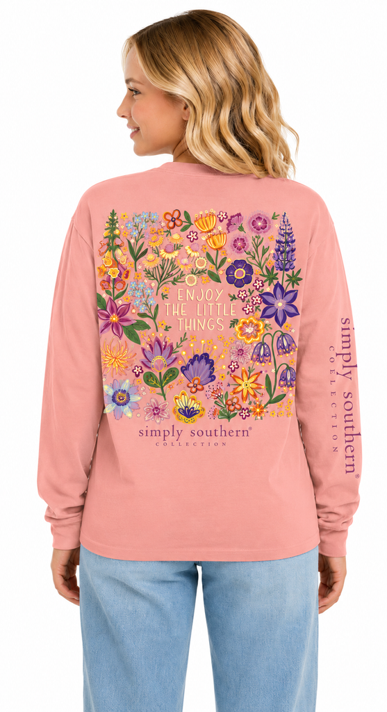 Enjoy The Little Things - Flowers - SS - F26 - YOUTH Long Sleeve