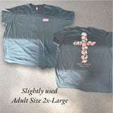 Slightly Used Simply Southern - Short Sleeve - Shell Cross - Adult Size 2XL (M81)