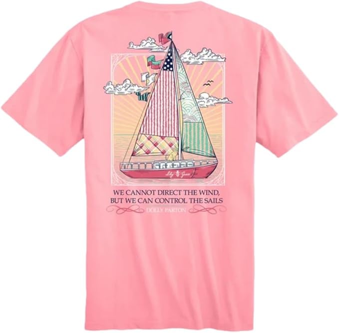 We Cannot Direct The Wind, But We Can Control The Sails - Adult T-Shirt - Lily Grace