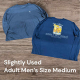 Slightly Used Simply Southern Men's Long Sleeve Shirt- Old Fashion - Adult Size Medium (M95)