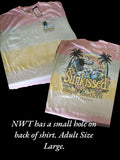 NWT Simply Southern - Short Sleeve - Sunkissed-Palm- Size Adult Large (M67)