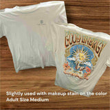 Slightly Used Simply Southern T-Shirt - Good Energy - Adult Size Medium (M113)