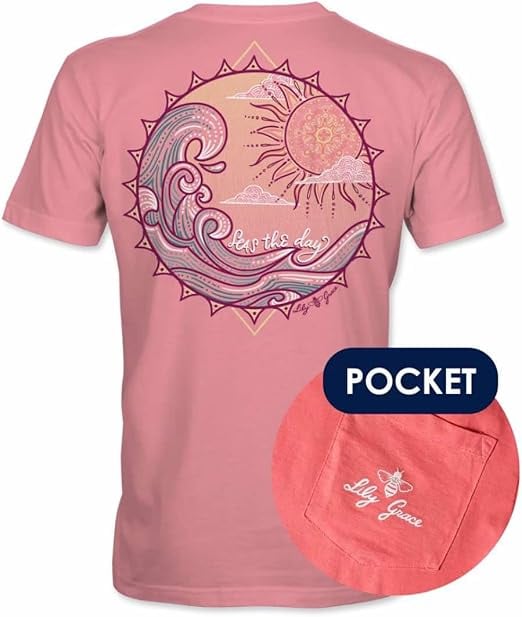 Seas The Day - Sun - Adult T-Shirt - Lily Grace
