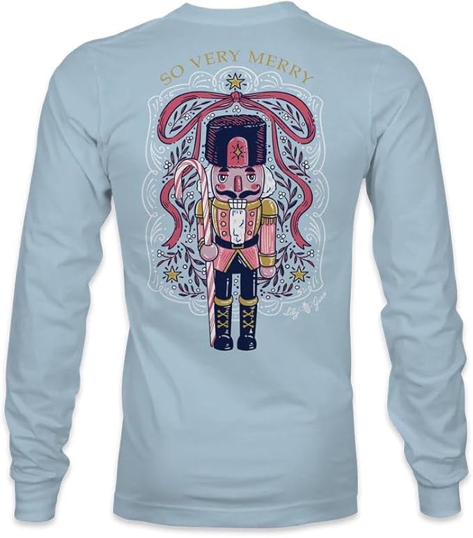 So Very Merry - Nutcracker - Christmas - Adult Long Sleeve - Lily Grace