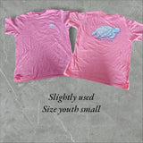 Simply Southern- Short Sleeve shirt - Turtle- Youth Size Small (M42)