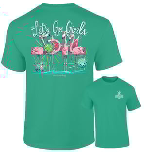 Let's Go Girls - Flamingos - Adult T-Shirt - Southernology