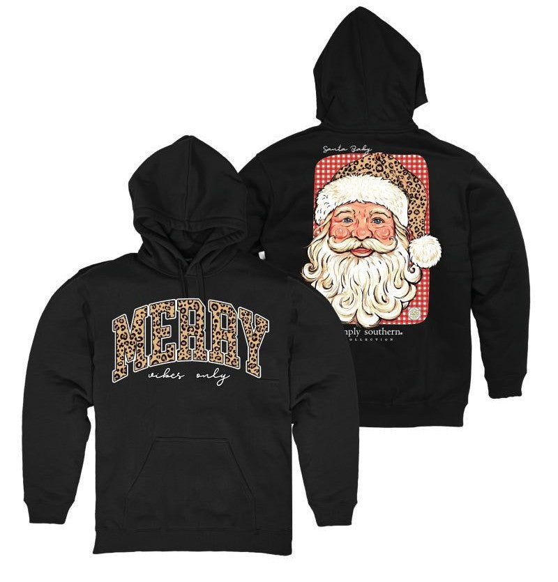 Santa - Merry Vibes Only - F26 - YOUTH - Simply Southern