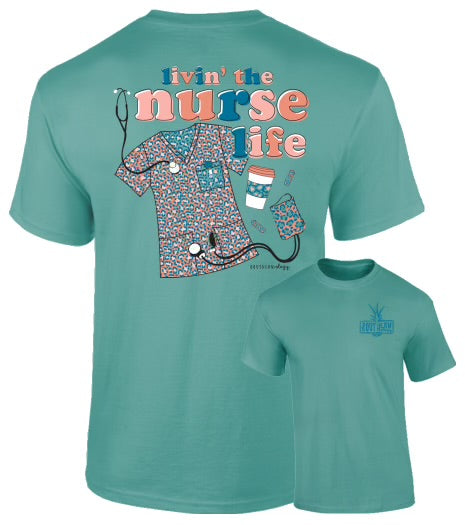Livin' The Nurse Life - Adult T-Shirt - Southernology