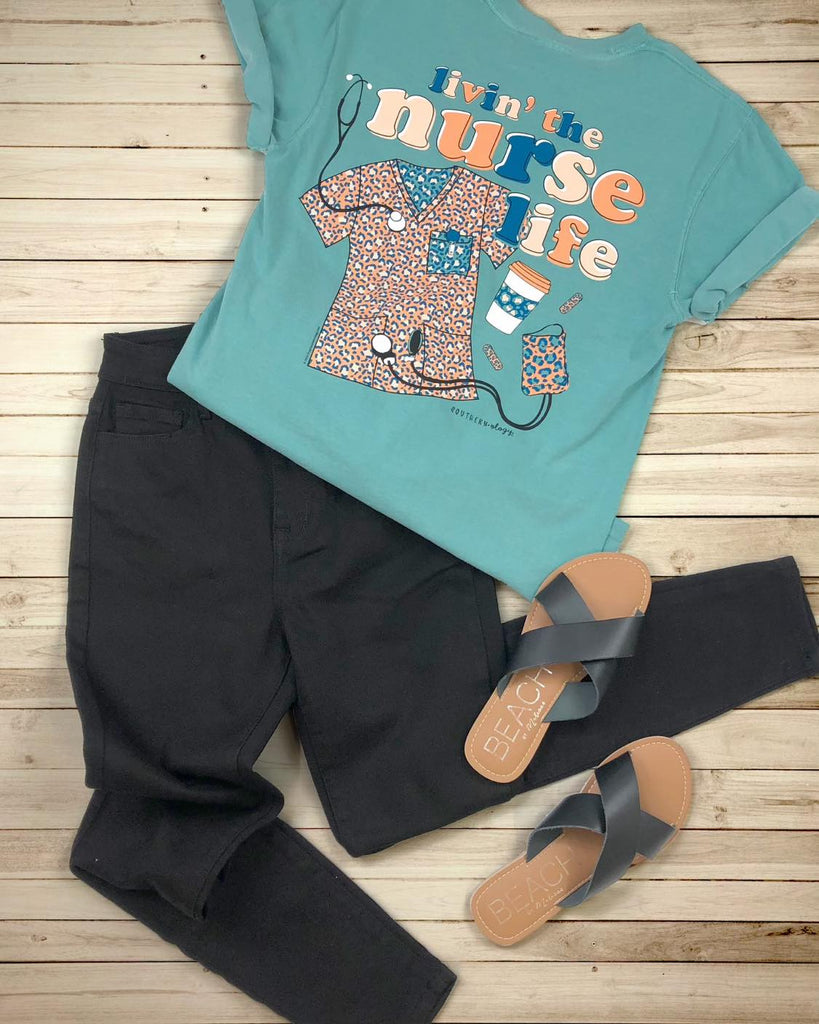 Livin' The Nurse Life - Adult T-Shirt - Southernology