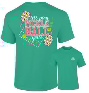Let's Play Pickleball Y'all - Adult T-Shirt - Southernology