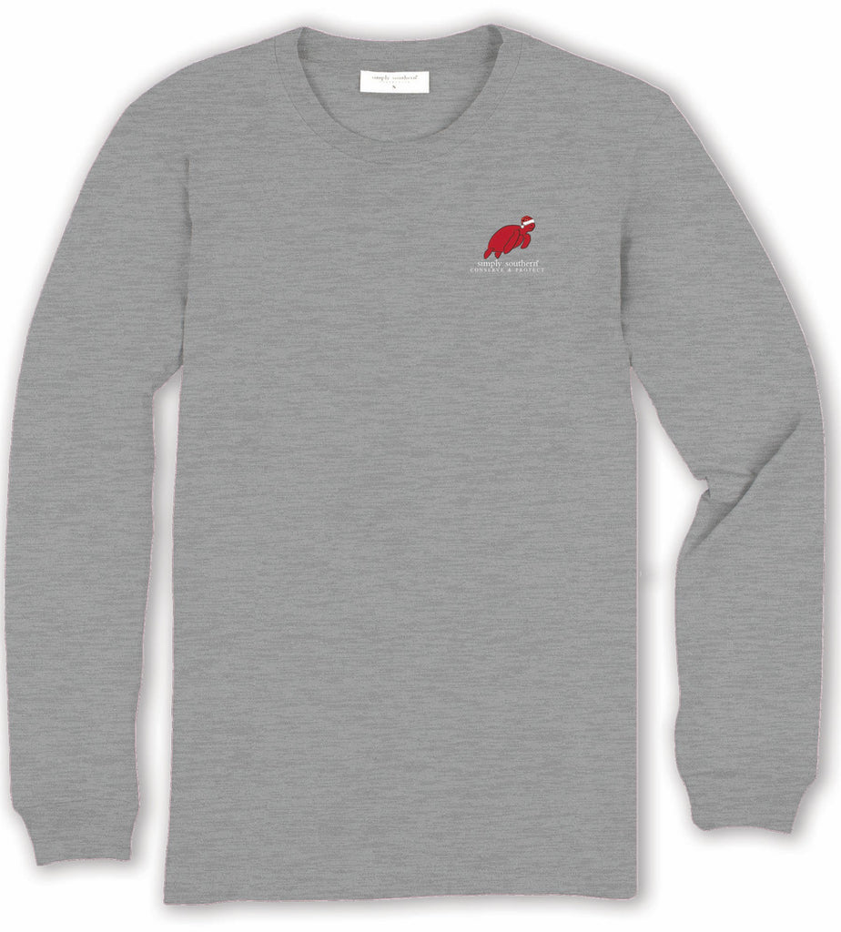 Sea Turtle Filled with Nutcrackers - Christmas - SS - F24 - YOUTH Long Sleeve