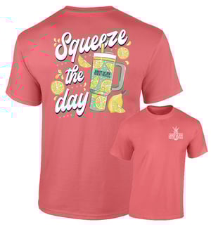 Squeeze The Day - Lemons - Big Tumbler - Adult T-Shirt - Southernology