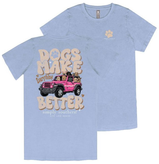 Dogs Make Everything Better - S25 - SS - Adult T-Shirt