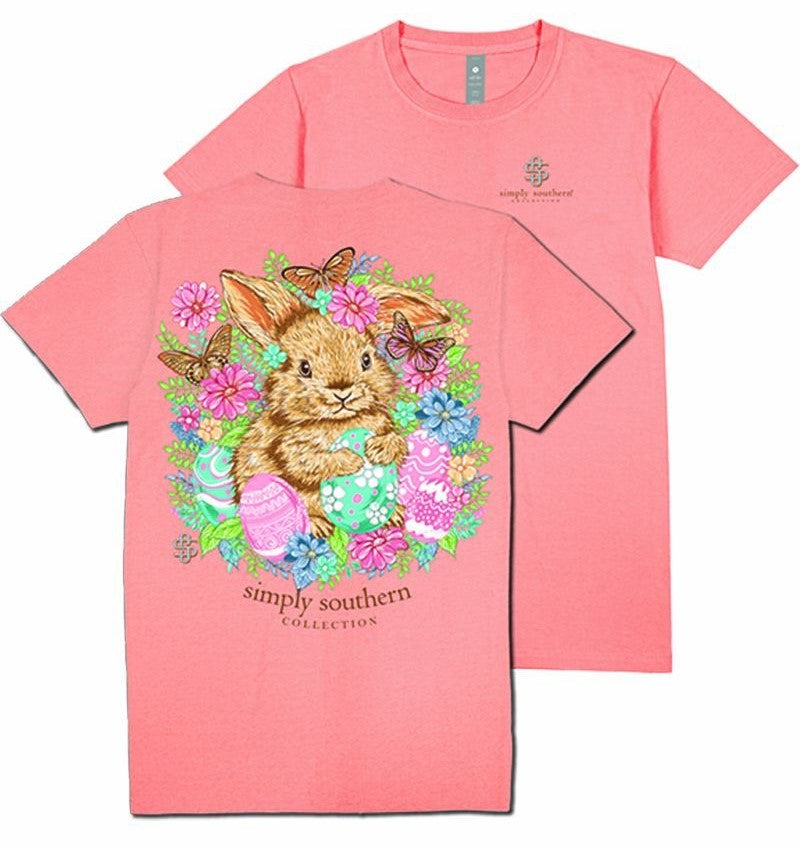 Bunny - Easter - Butterflies - Eggs - SS - S25 - Adult T-Shirt