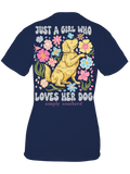 Love Dog - Just A Girl Who Loves Her Dog - SS - S24 - Adult T-Shirt