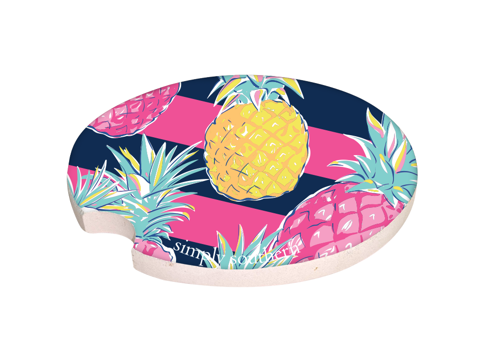 Car Coaster - Happy - S20 - Simply Southern