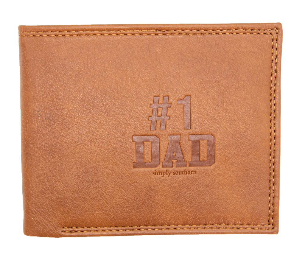 Guys Leather Wallet - SS - Simply Southern