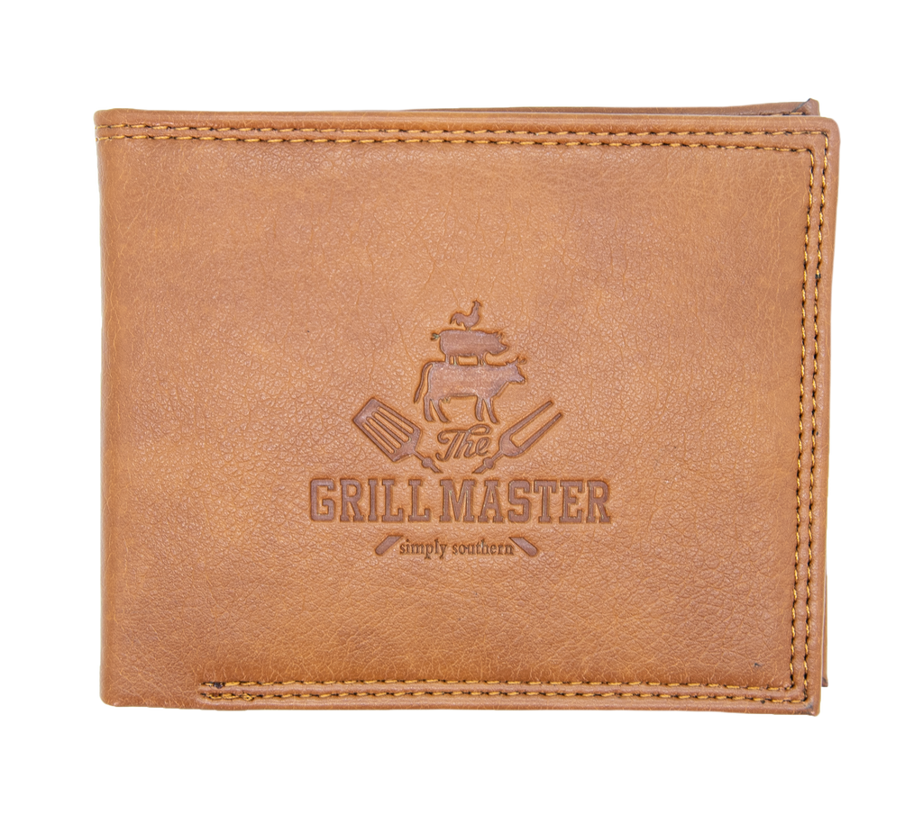 Guys Leather Wallet - SS - Simply Southern