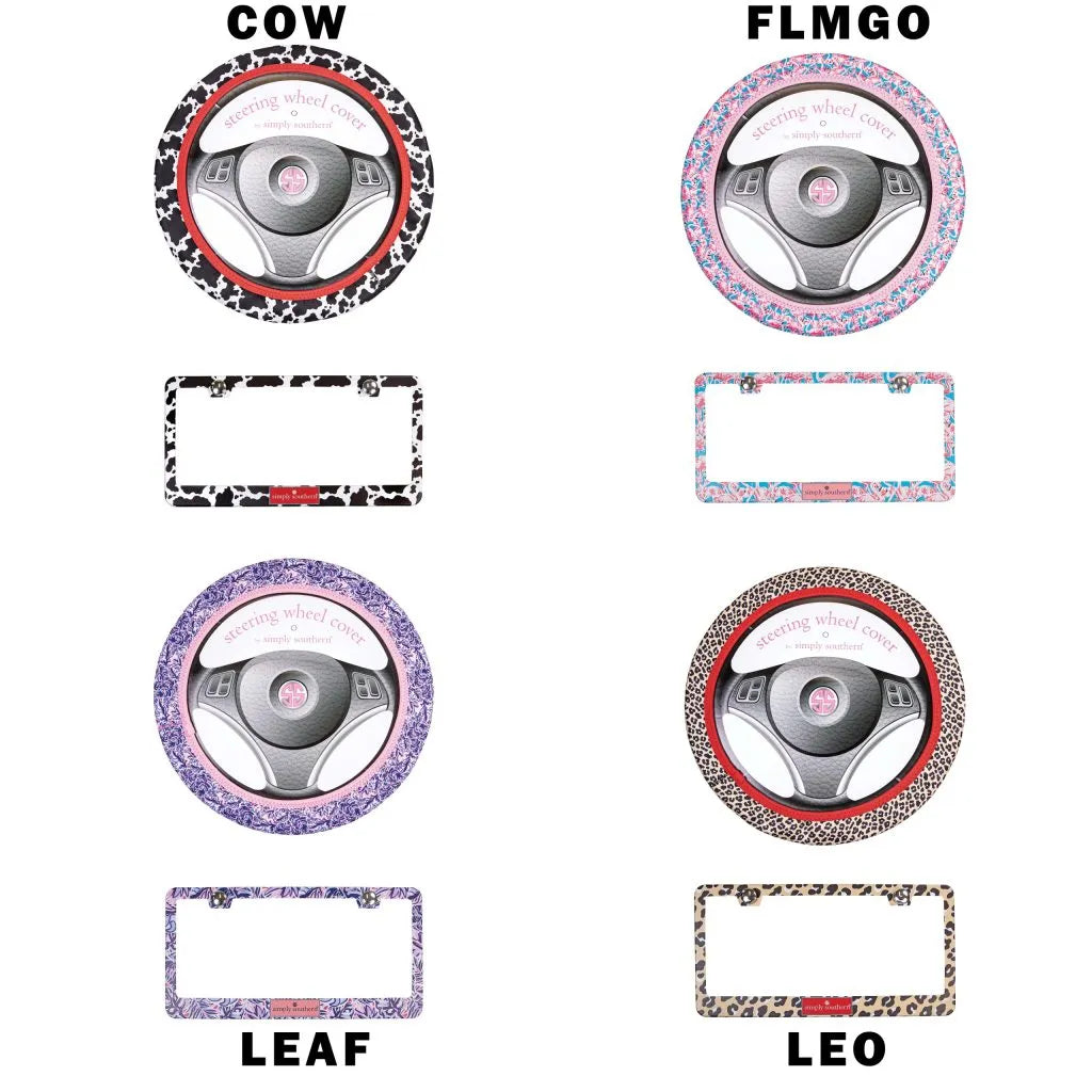 Car Accessories - Wheel Cover and License Plate Frame - Simply Southern