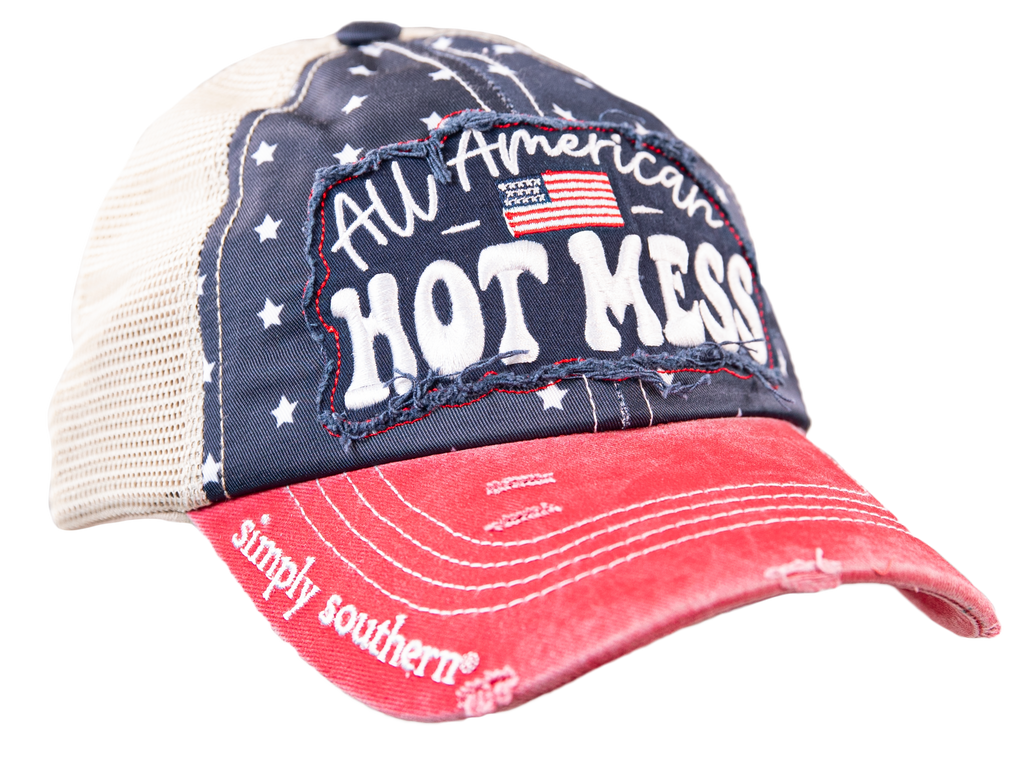 Fashion Messy Bun Hats - Wild - S22 - Simply Southern