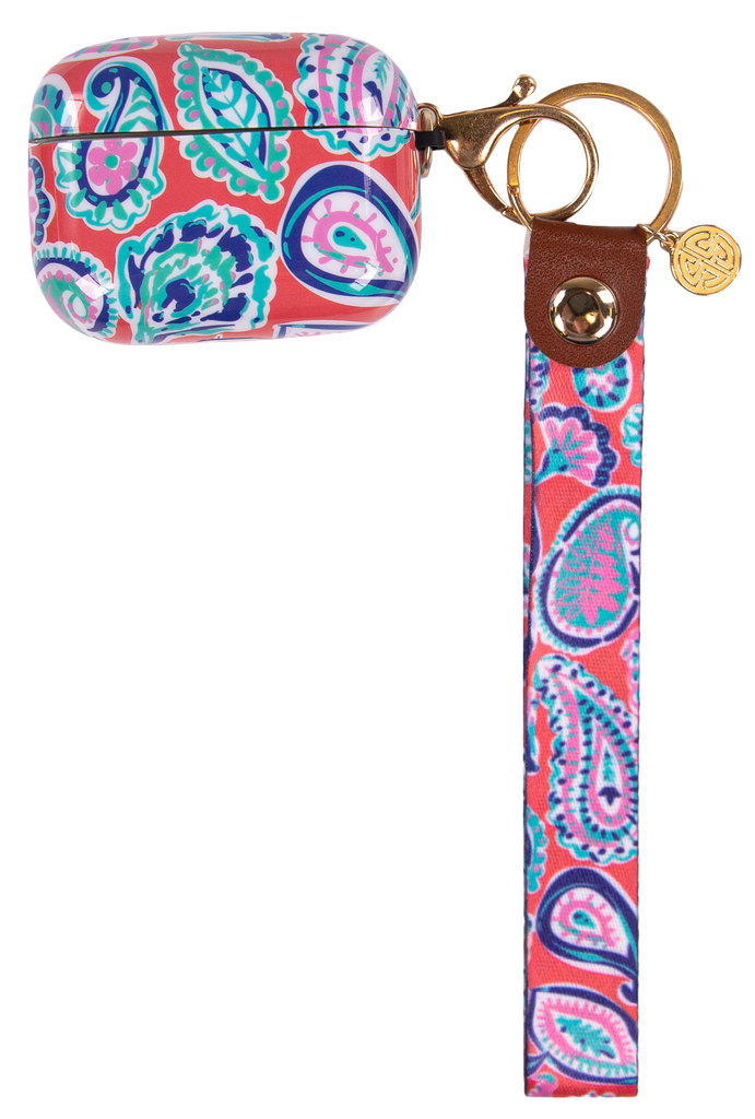 Apple Air Pod PRO Case With Matching Keychain - F22 - Simply Southern