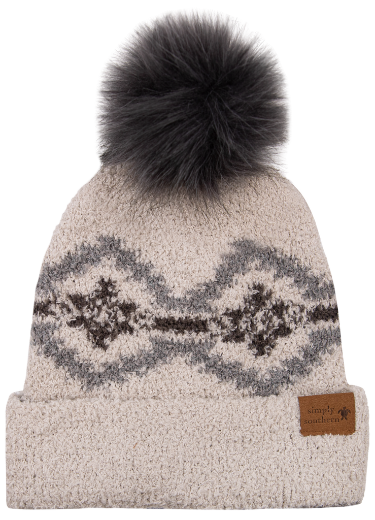 Fuzzy Beanie - F22 - Simply Southern