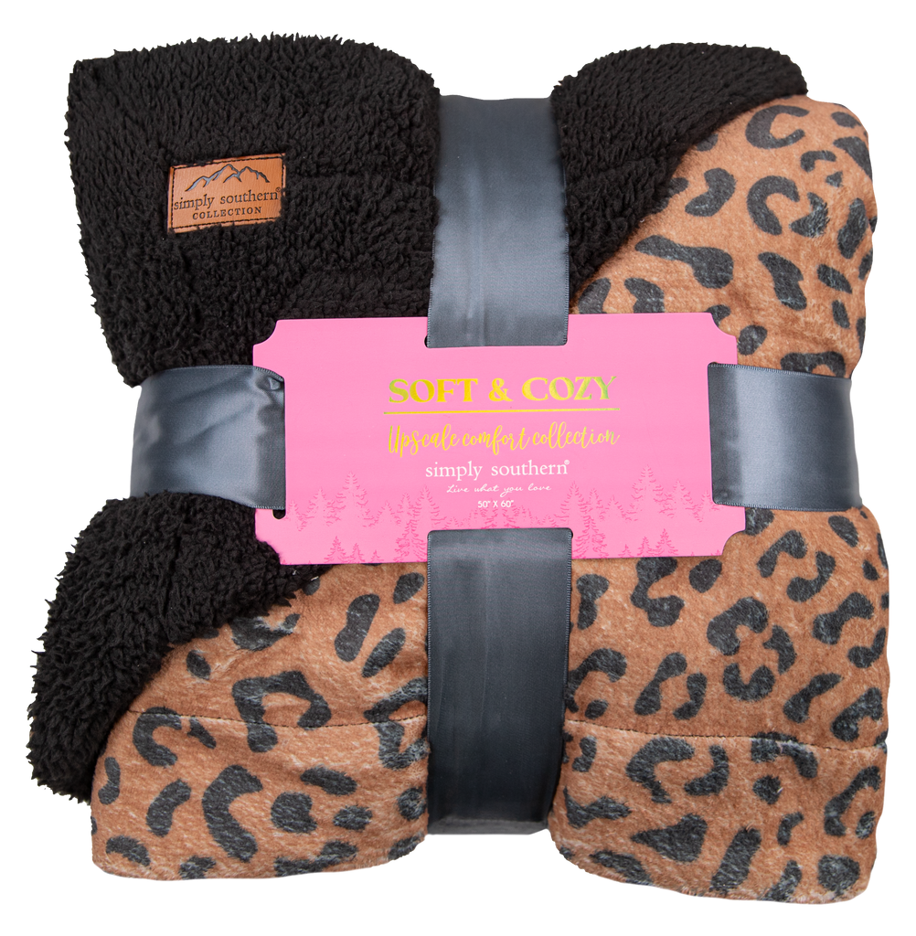 Simply Soft Sherpa Blanket - SS - F22 - Simply Southern