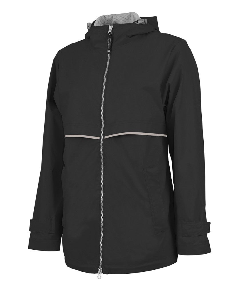 Charles River - New Englander Raincoat - Black