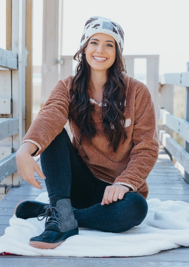 Simply Soft Sherpa Camel - Pullover - F21 - Simply Southern