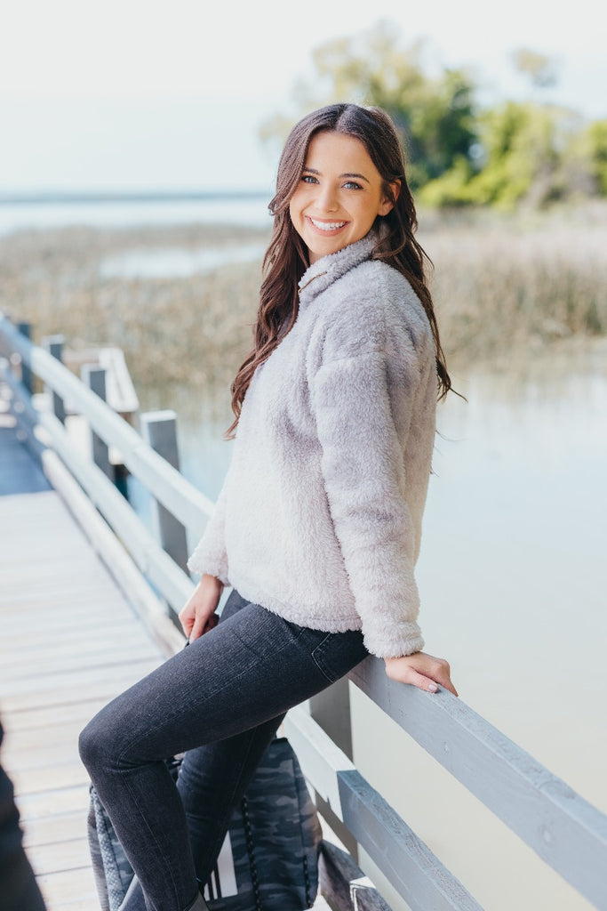 Ombre Pullover - Gray - F21 - Simply Southern