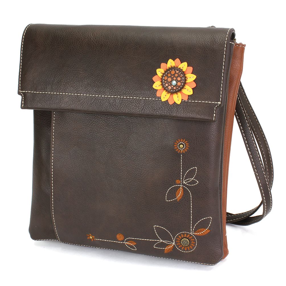 Criss Messenger Bag - Sunflower Brown - Vegan Leather - Chala