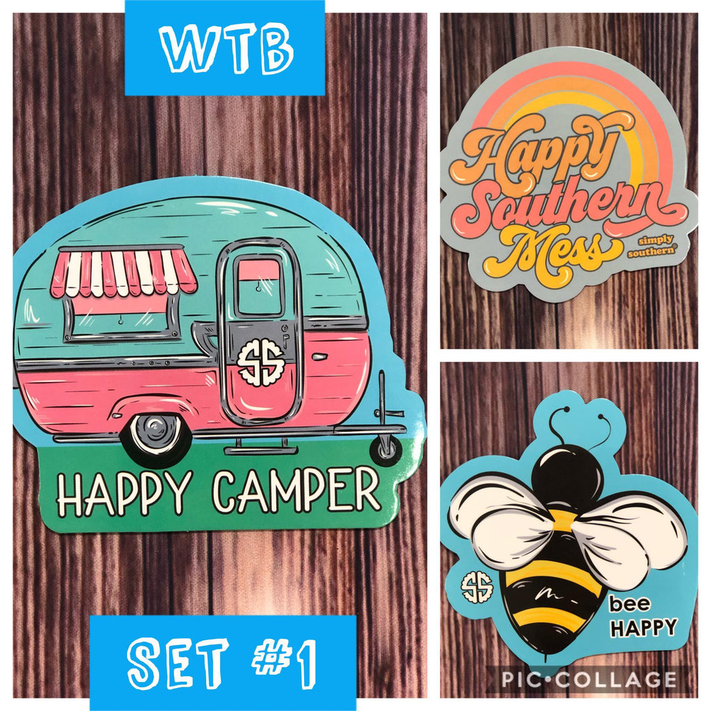 Decals 3 Pack - SS- Simply Southern