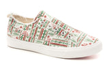 Babalu - Ugly Christmas Knit Trees Canvas Shoes - Corkys