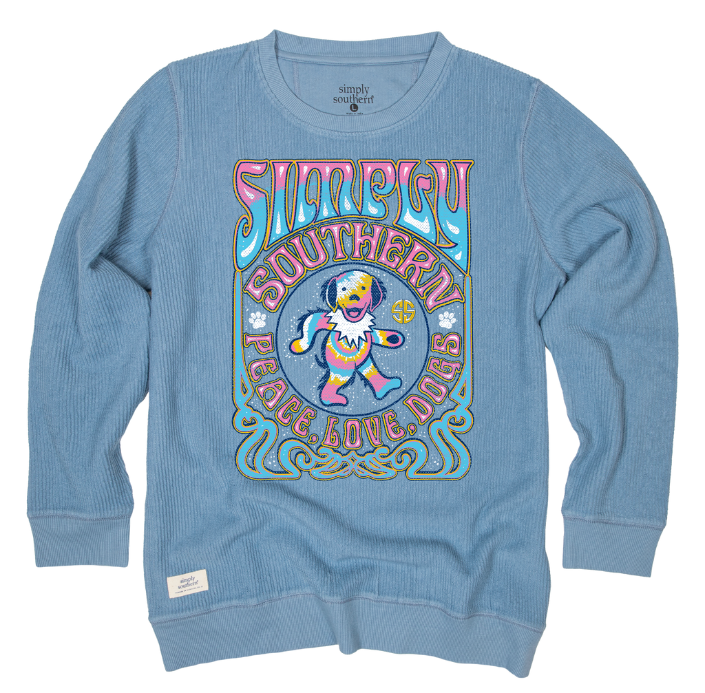 Peace, Love, Dogs - SS - F21 - Adult Crew