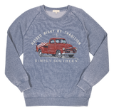 Raised Right By Tradition - Red Truck - SS - F22 - Adult Crew