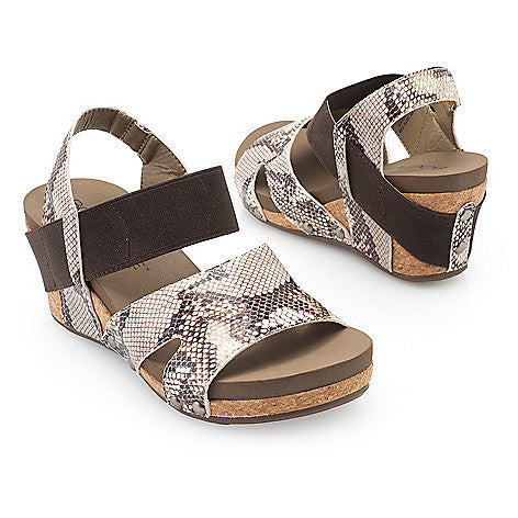 Carley Mixed Berry Glitter Smooth Sandal - Boutique by Corkys
